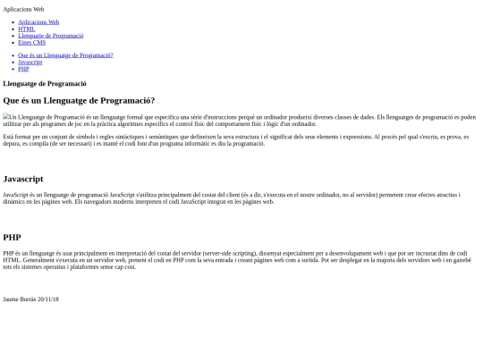 Llenguatje1 screenshot