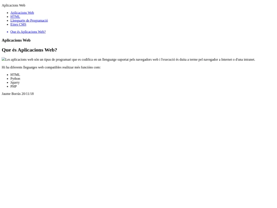 index screenshot