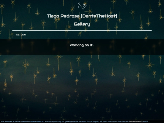 Portfolio/animation/gallery screenshot