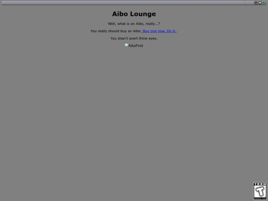 aibo screenshot