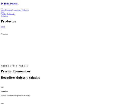 menu screenshot