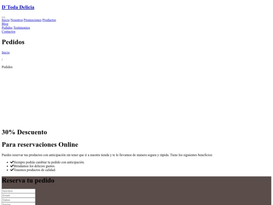 reservation screenshot
