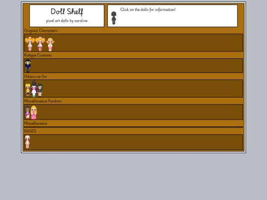 dollshelf screenshot