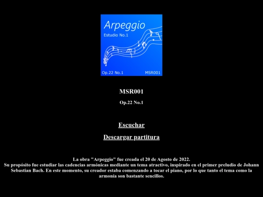 Opus22/MSR001 screenshot