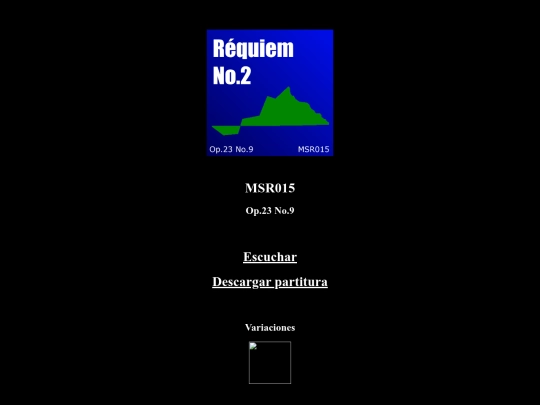 Opus23/MSR015 screenshot