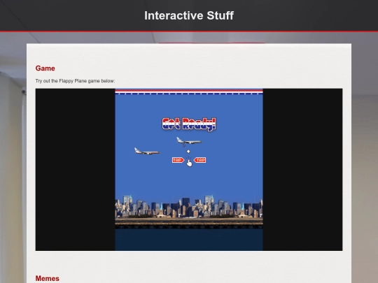 Interactive screenshot