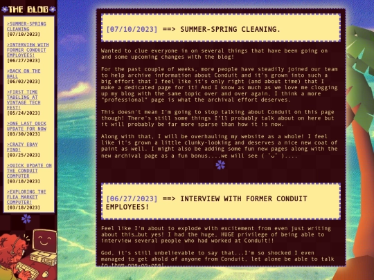 blog screenshot