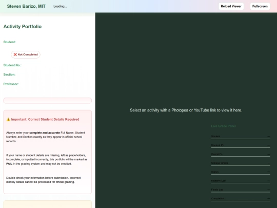 index screenshot