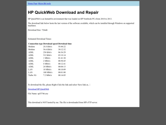 hpqw screenshot