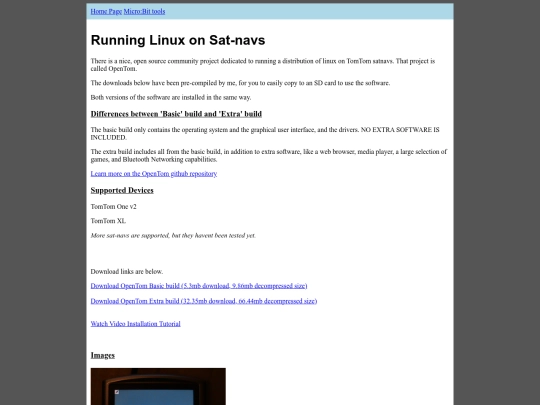 satnavlinux screenshot