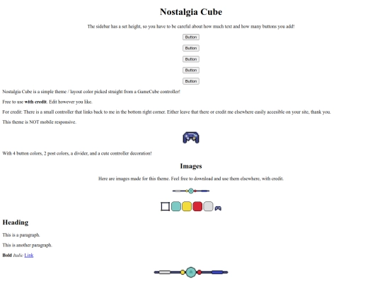 nostalgia-cube screenshot