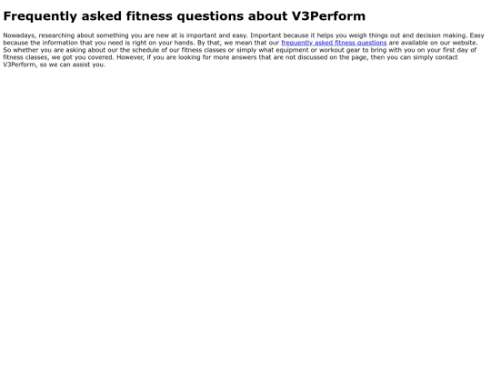 FAQ screenshot