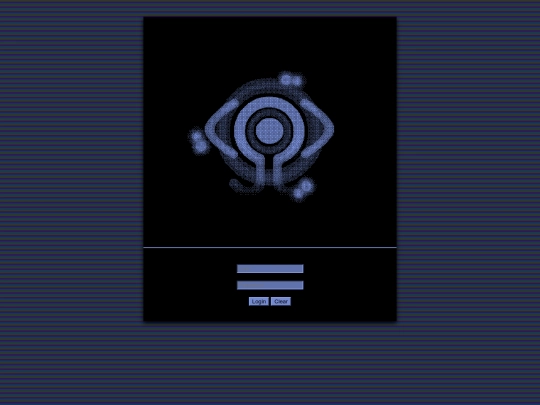 login screenshot