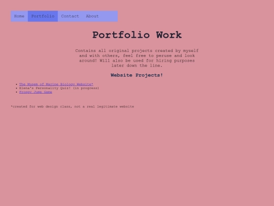 portfolio screenshot