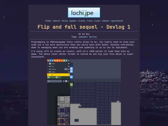 blog/flip2 screenshot
