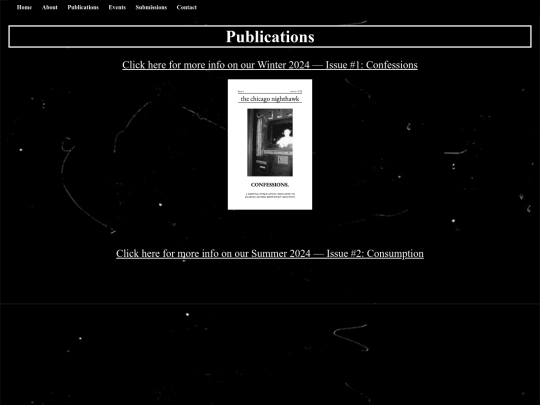 Publications screenshot