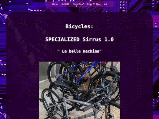 bicycles screenshot