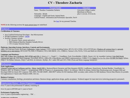 aboutme/tzcv screenshot