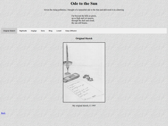 prose/odetothesun screenshot