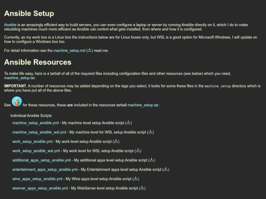 sw/ansible screenshot