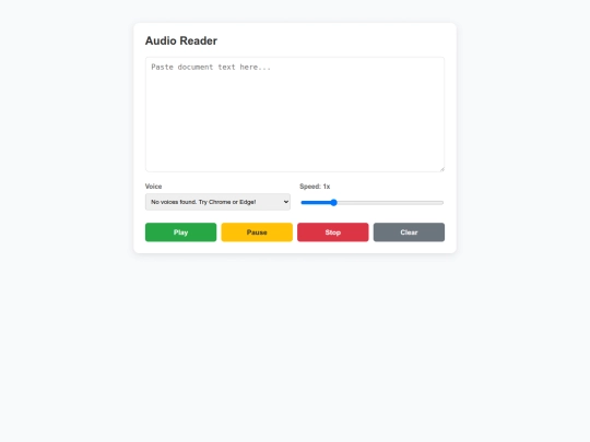 sw/audio2 screenshot