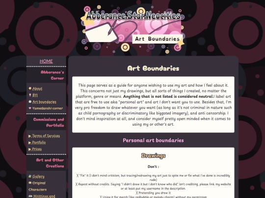 abberance's corner/art-boundaries screenshot