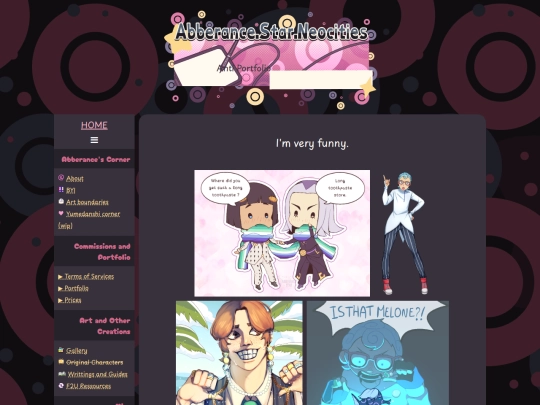 art and other creations/antiportfolio screenshot