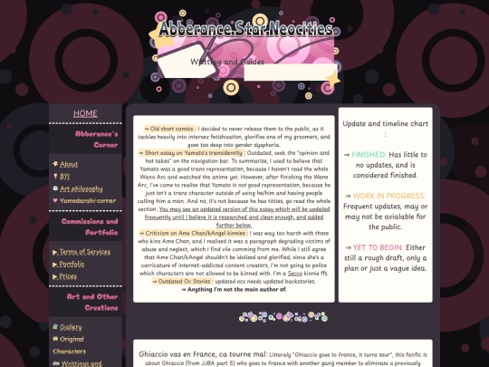 art and other creations/writtings-and-guides screenshot