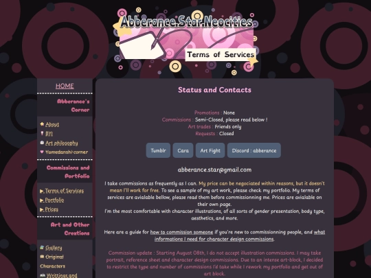 commissions and portfolio/terms-of-services screenshot