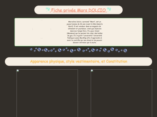 pages privés/mars screenshot