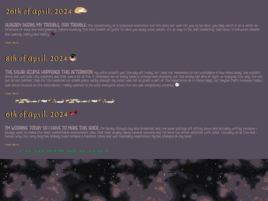 blog screenshot