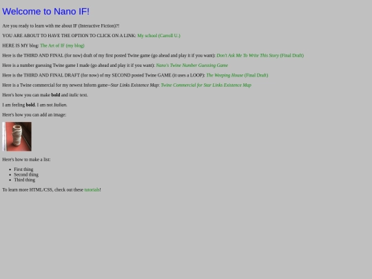 index screenshot