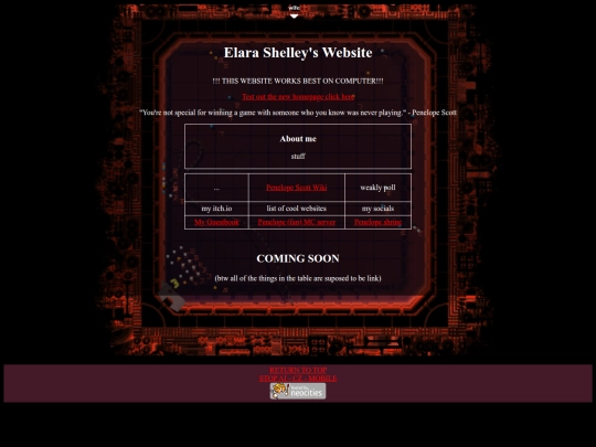 oldhomepage screenshot