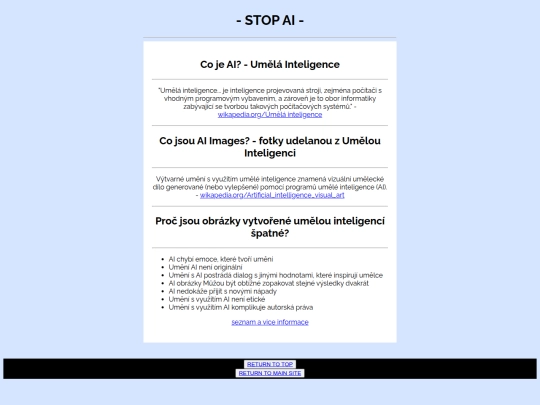 stop-AI-cz screenshot