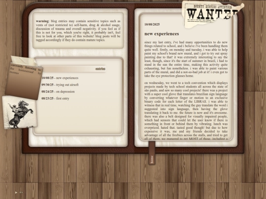 blog screenshot