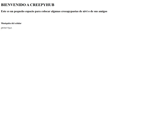 CREEPYHUB screenshot