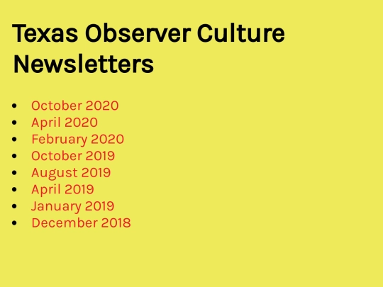 culturenewsletter screenshot