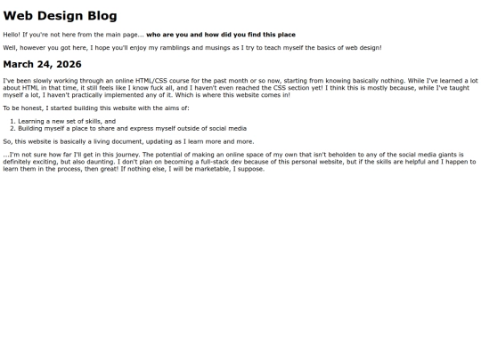 blog screenshot