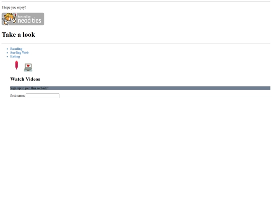 index screenshot