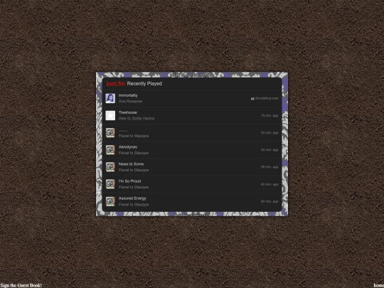 lastfm screenshot