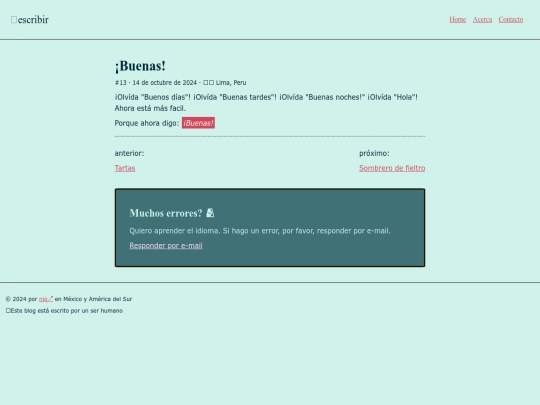 blog/buenas screenshot