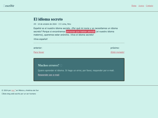 blog/el-idioma-secreto screenshot