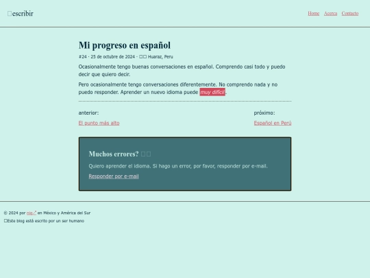 blog/mi-progreso-en-espanol screenshot