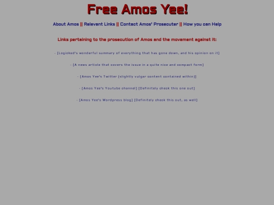 links screenshot