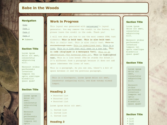 index screenshot