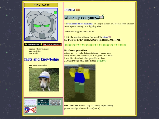 aboutme screenshot