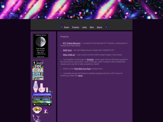 Projects screenshot