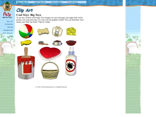 petzweb/Web Fun Pack/html/big-toyz screenshot