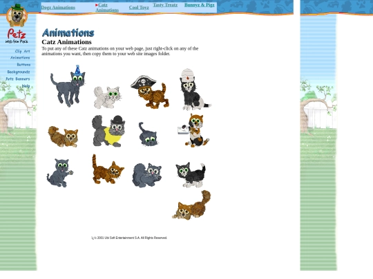 petzweb/Web Fun Pack/html/catzanim screenshot