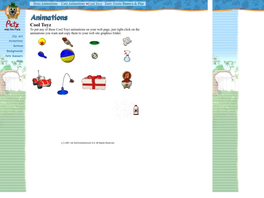 petzweb/Web Fun Pack/html/toyz-a screenshot
